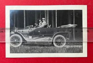 Privat Foto AK AUTOMOBILE um 1912 Adler Motorwagen ? mit offenen Verd.  ( 139109 - Bild 1 von 2