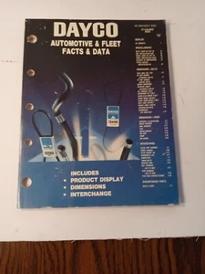 Dayco Automotive & Fleet Facts and Data Parts Book 042460 1983 - Picture 1 of 4