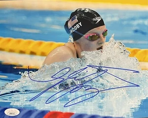 Lydia Jacoby Signed Autographed Olympic Swimmer Gold Medal JSA COA - Picture 1 of 2
