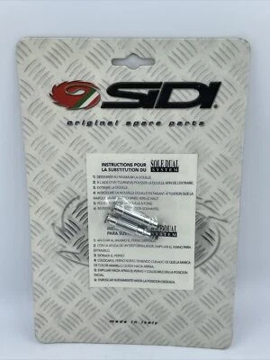 SIDI SOLE Dual System Replacement Adjusters Silver MSRP $35 - Image 1 of 2