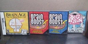Nintendo DS Set di 4 giochi "Brain" "E" - Foto 1 di 1
