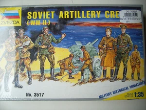 Zvezda 703517 Soviet Artillery Crew WW II Figure Set - 1:35 - Picture 1 of 2