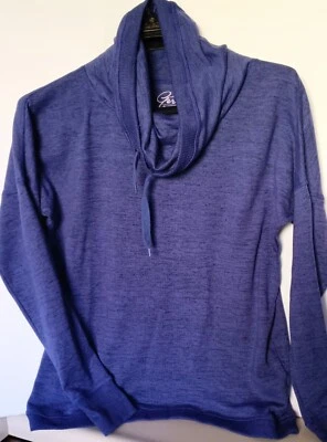 Gerry Womens Sweatshirt  Purple Pullover Cowl Neck Long Sleeve Polyester Sz S/P - Image 1 of 4