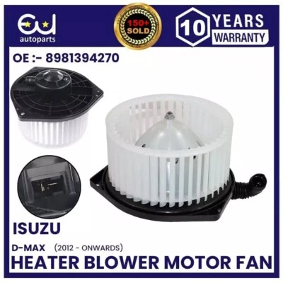 HEATER BLOWER MOTOR FAN FOR ISUZU D-MAX II MK2 1.9 2.5 DIESEL 8981394270 2012-ON - Image 1 of 4