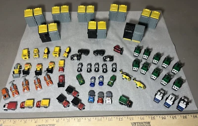 Mixed Tonka Pocket Mini Vehicle Lot of 55 Assorted Vehicles & 16 Garage Units - Image 1 of 4