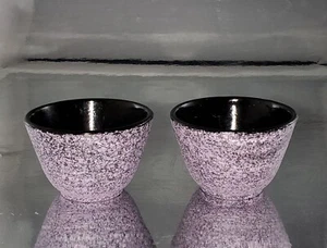Cast Iron MCM RAMEKINS (2) BergHOFF Studios Belgium Au Jus Cups LAVENDER PINK - Picture 1 of 6