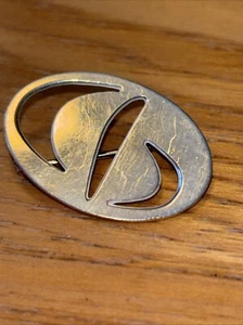 .925 Sterling Silber MODERNIST Brosche Anstecknadel - signiert PAULA DAWKINS 3,58 Gramm - Bild 1 von 5