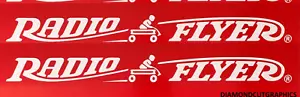 Radio Flyer Wagon, Replacement VINYL DECALS, 12"x 1.3in. FREE SHIP, MADE IN USA - Picture 1 of 1