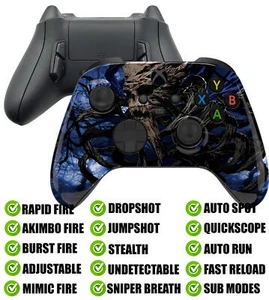 Tree Skull Modded Reflex Buttons Rapid Fire Mod Controller for Xbox Series X S - Picture 1 of 8