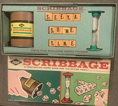 Grandparents Core Vintage Cribbage Game. Fascinating Word Game. - Image 1 of 4