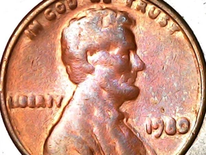 1980 Lincoln cent Capped die error BOTH OBV and REV RARE - Picture 1 of 2