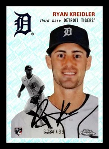 2023 TOPPS CHROME PLATINUM RYAN KREIDLER TOPPS REFRACTOR 326/499 TIGERS RC #162 - Picture 1 of 2