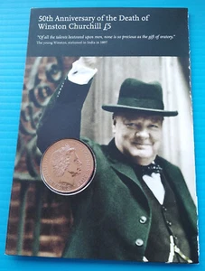 £5 Coin. WINSTON CHURCHILL 50th ANNIVERSARY OF DEATH 5 POUND COIN 2015 BUNC. - Picture 1 of 2