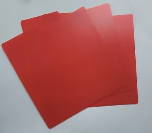 Pack of 5 x 12 inch Vinyl Singles RED LP Dividers Neo Media High Quality New - Picture 1 of 2