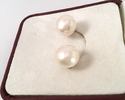Vintage Jewellery Pearl Earrings Sterling Silver Jewelry Ear rings with Pearls - Изображение 1 из 4