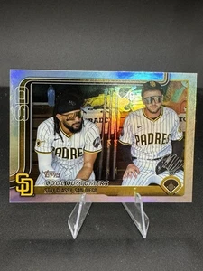 2025 Topps Update Rainbow Foil COMBOS US221 Jackson Merrill Fernando Tatis - Bild 1 von 2