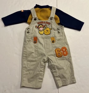 Salopette Disney Winnie The Pooh Tigre Khaki taglia 12 mesi - Foto 1 di 13