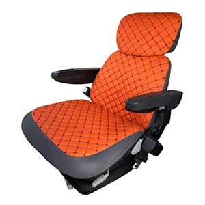 Cubierta de asiento de tractor de alta resistencia con reposacabezas, cubierta de asiento de carretilla elevadora, cubierta de asiento - Imagen 1 de 7
