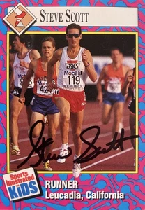 Steve Scott **Signatur / Autogramm** Sports Illustrated Card - Bild 1 von 4