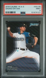 2016 Calbee 2015 All-Stars #AS-06 Shohei Ohtani PSA 9 - Picture 1 of 2