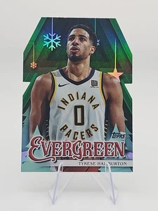 2025 Tyrese Haliburton Topps Basketball Holiday Evergreen Did Cut #EV-THA - Bild 1 von 2