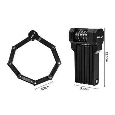 4-Digit Combination Password Lock Electric Bike Bicycle Folding Anti-theft Lock - Image 1 of 4