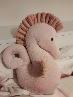 Rare jellycat pink medium Sienna seahorse plush soft toy retired - Image 1 of 4