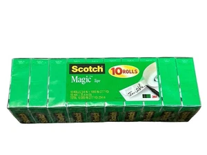 Scotch Magic Tape Vorteilspackung 3/4" x 1000" 1" Kern transparent 10/Pack 810P10K - Bild 1 von 2