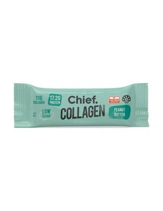 Barra de colágeno de mantequilla de maní Chief 45 g x 12 - Imagen 1 de 1