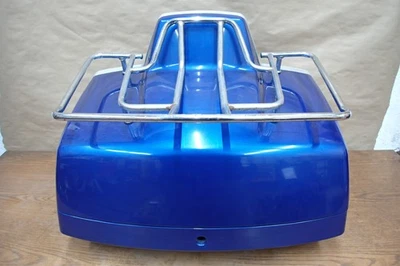 1993 HONDA GOLDWING 1500A STORAGE TRUNK TOUR PAK BLUE W/ RACK 81112-MN5-3000 - Image 1 of 4