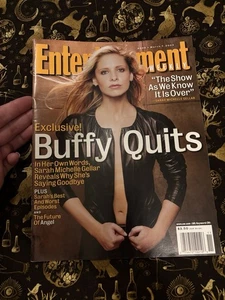 Sarah Michelle Gellar - BUFFY QUITS March 7, 2003 ENTERTAINMENT WEEKLY Magazine - Picture 1 of 3