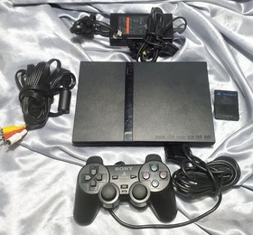 SONY PLAYSTATION 2 / PS2 SLIM VIDEO GAME CONSOLE SYSTEM - SCPH-70012