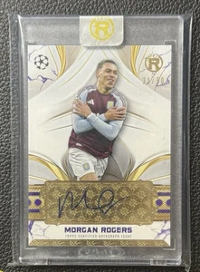 2025 Topps Reverence UCC UEFA ASTON VILLA MORGAN ROGERS Sealed Auto /50 - Picture 1 of 2