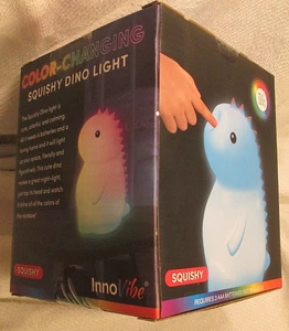 Mini Dinosaurier Dino Farbwechsel Nachtlicht Kinder weiches Licht Inno Vibe NEU Lampe - Bild 1 von 22