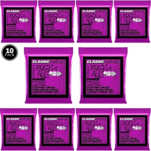 10er-Pack Ernie Ball Saiten für E-Gitarre CLASSIC POWER Slinky 11-48 Nickel - Bild 1 von 9