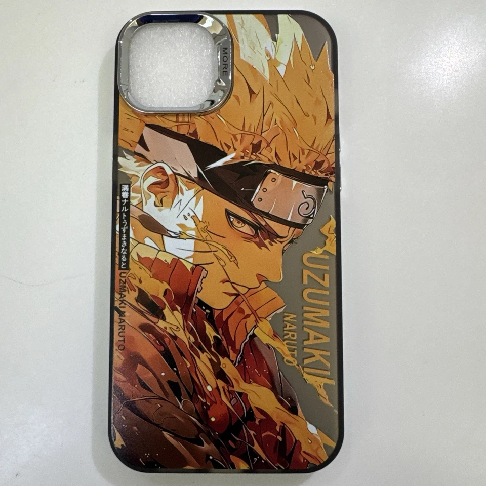 Funda de teléfono de anime Naruto Uzumaki para iPhone 14/15 Plus Foto 1 de 1
