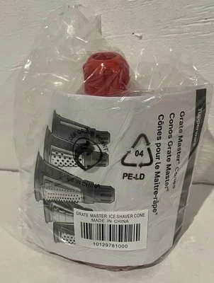 Cono de afeitadora de hielo Tupperware Fusion Master Grate Master nuevo Foto 1 de 3