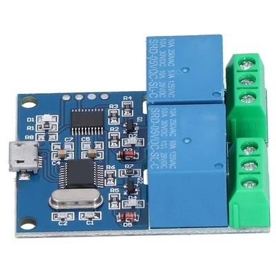 Relay Module 2 Way HighPerformance USB Intelligent Control Switch With LED FI - Image 1 of 4
