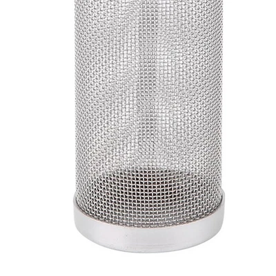(L Dia. 16mm)Aquarium Fish Tank Stainless Steel Mesh Filter Net Case Cover - Image 1 of 4
