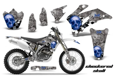 Calcomanías adhesivas gráficas para Yamaha WR250F 07-14 WR450F 07-11 CHCKRDSKL U S Foto 1 de 2