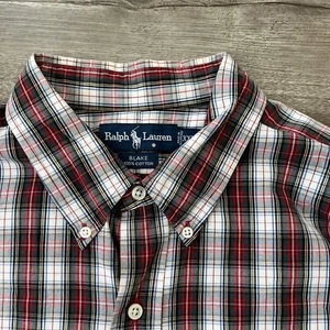 Ralph Lauren Vintage Blake Classic Plaid Button Down Shirt Mens 2XL - Picture 1 of 9