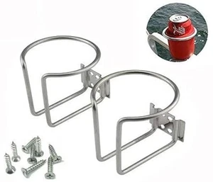 Z-Color 2 Stück Edelstahl Boot Ring Tasse Getränkehalter Universal Getränkehalter... - Bild 1 von 6