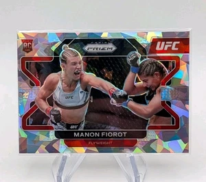 Manon Fiorot 2022 Panini Prizm UFC Silver Cracked Ice RC SP #36 Flyweight - Picture 1 of 2