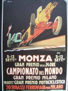 CARTOLINA MONZA GRAN PREMIO DELLE 24 ORE - FUTURISMO ( m14-2 ) - Imagen 1 de 1