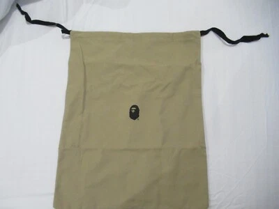 Bolsa de zapatos Bape cubierta antipolvo grande bronceado logotipo mono de baño 44 x 35 cm Foto 1 de 4