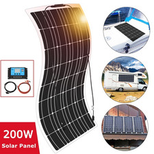 200W flexible Solar panel Kit 20A controller  PV Connector for Camping Car Yacht