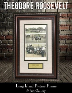 Theodore Roosevelt Original 1898 Leslie's Weekly Rough Riders Custom Framed - Picture 1 of 5
