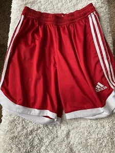 Adidas Boys Sz. XL Red Climalite Sport Shorts. Nice Pair - Picture 1 of 11