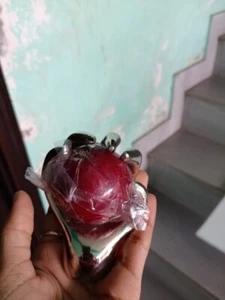 Red Beautiful & Stylish Ball In Hand Head Handle For Wooden Walking Stick/Cane - Picture 1 of 7