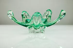 Josef Hospodka Glas Schale für Chribska 60er 70er Jahre Glass Bowl Vintage MCM - Bild 1 von 12
